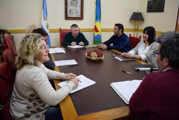 Encuentro entre el Departamento Ejecutivo y representantes gremiales de Chascomús