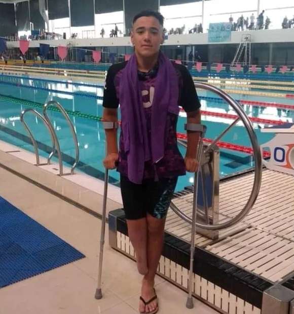 El nadador local Bautista Figueroa competirá hoy en el Open Paraswimming organizado por FADEC