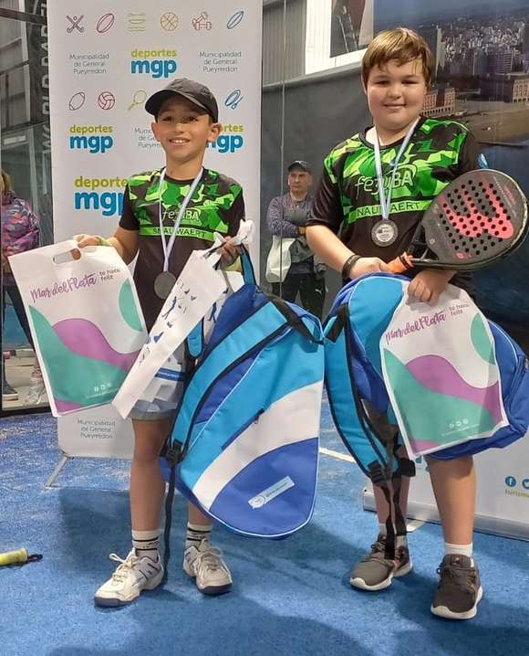 Augusto Vega  y Valentino Márquez se consagraron campeones nacionales de Pádel