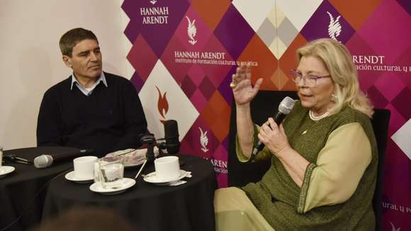 Carrió salió a apoyar la candidatura de Quirós en la CABA