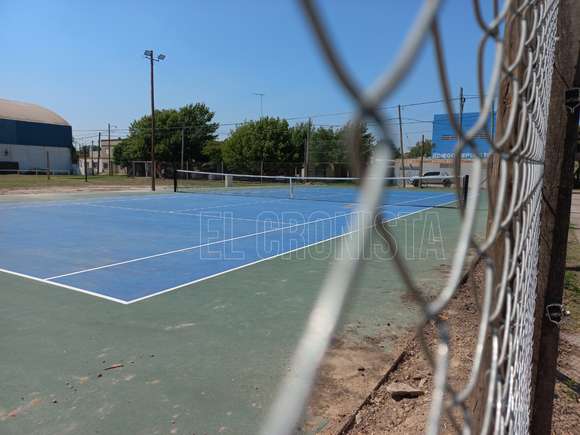 Este lunes el Club Deportivo Chascomús inaugurará la nueva cancha de tenis
