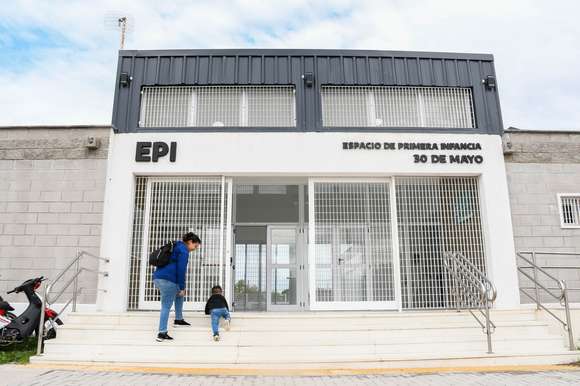 El intendente recorrió el Espacio de Primera Infancia en el barrio 30 de Mayo: Ya se completaron los 50 cupos disponibles