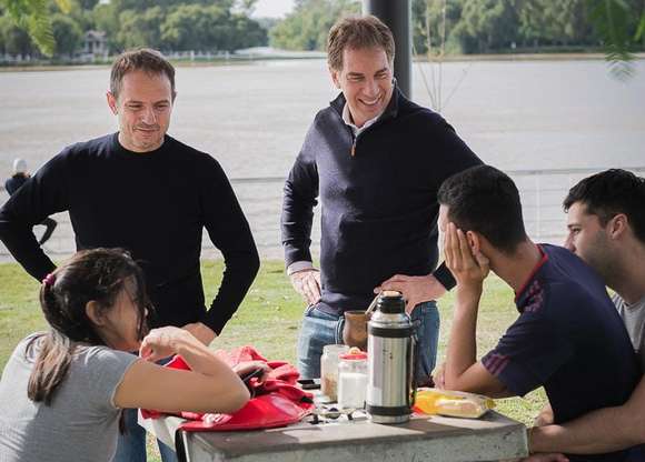 Con un guiño a Santilli, Diego Valenzuela pidió “candidato único” y dijo que es “el más instalado”