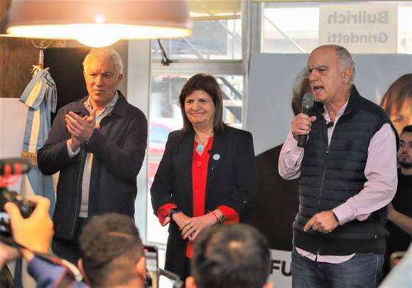 Recorrida por la región: Patricia Bulrrich y Néstor Grindetti visitaron Chascomús