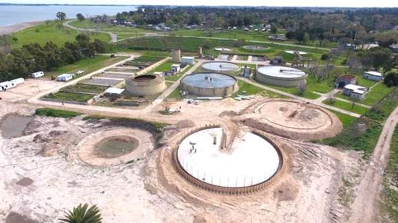 Aseguran que la planta depuradora de Chascomús es una de las obras más importantes en ejecución de la provincia