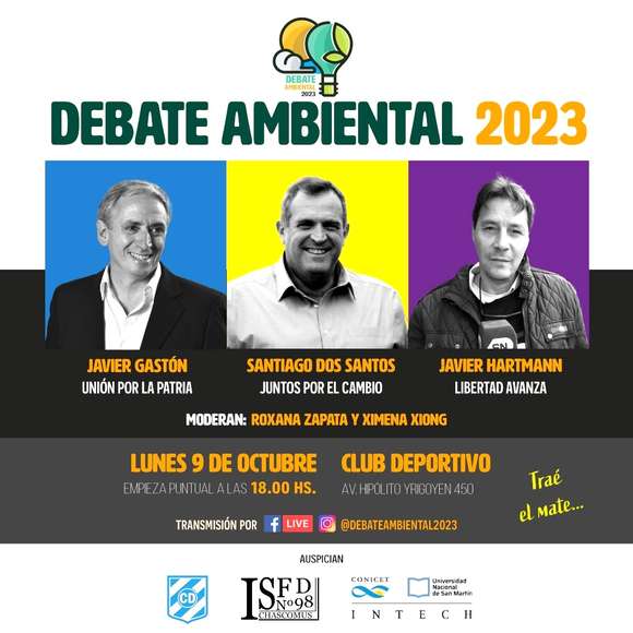 Anuncian debate de candidatos a la intendencia sobre temas ambientales