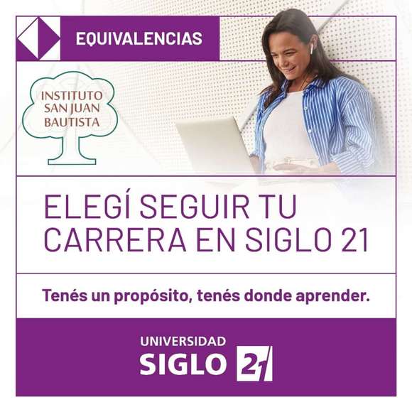 Universidad Siglo 21 anuncia la apertura de seis nuevas carreras en Chascomús y Dolores