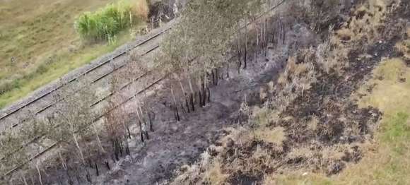 NADIE SE HACE CARGO: Las locomotoras incendian campos y generan pérdidas millonarias en Chascomús