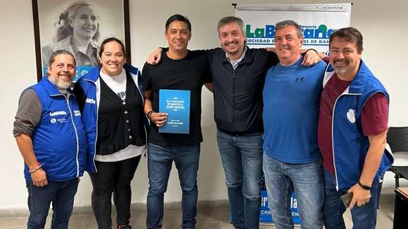 Encuentro con bancarios en Chascomús: Máximo Kirchner contra la privatización del Banco Nación