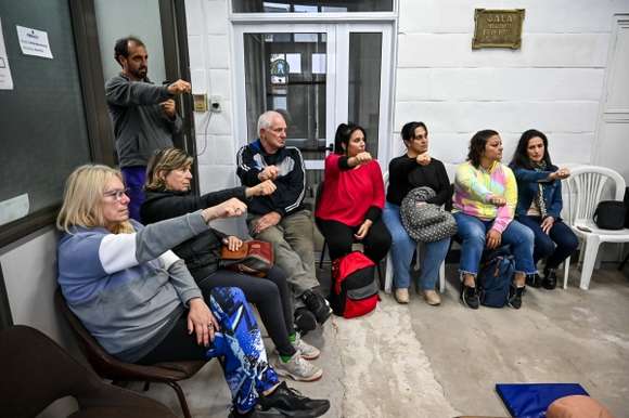 Capacitación en primeros auxilios y RCP en la Cámara de Comercio local