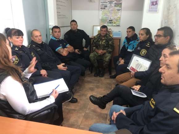 Reunión de la Secretaria de Seguridad Ciudadana con autoridades policiales