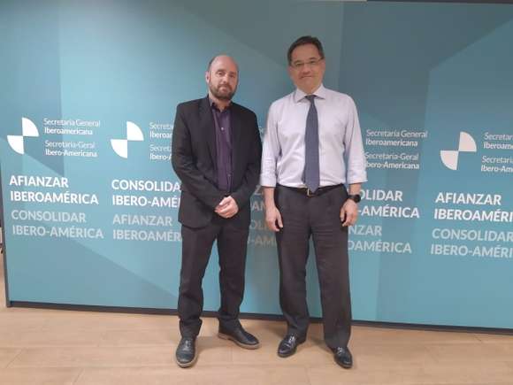 Hermanamiento con Lalín: Pablo Nápoli se reunió con autoridades de la Secretaría General Iberoamericana