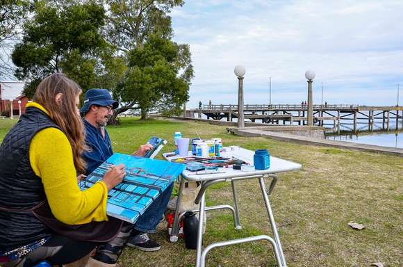 Más de un centenar de artistas presentes en la tercera edición de “Pintando Chascomús”