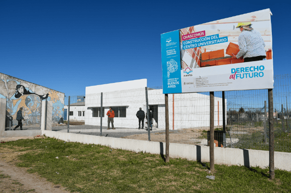 Educación Pública: Últimos detalles de la obra del Centro Universitario Chascomús