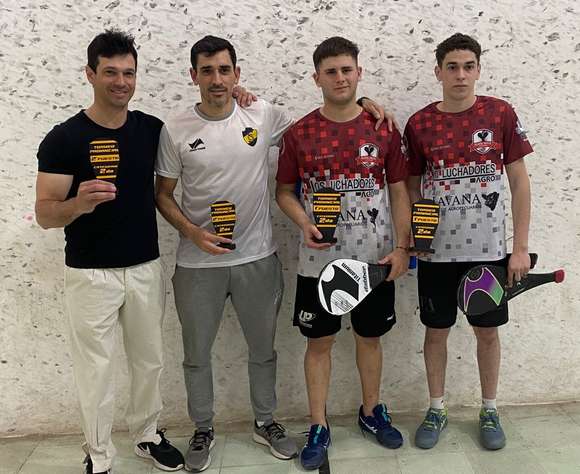 Peloni y Miranda ganaron la primera fecha de segunda división del Provincial en el club de Pelota Chascomús