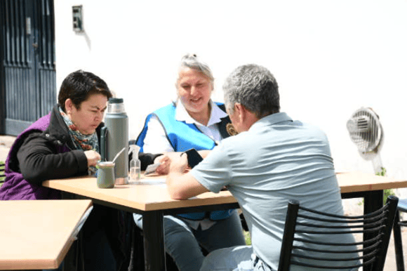 “La Muni Cerca”: Vecinos del Gallo Blanco realizaron gestiones municipales en su barrio