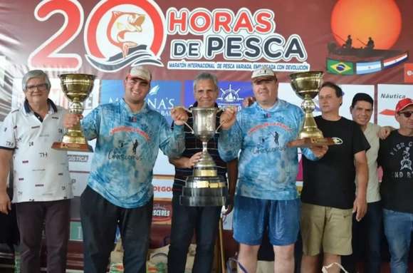 La dupla chascomunense Ferrari se consagró campeona de las 20 Horas de Pesca en el Paraná