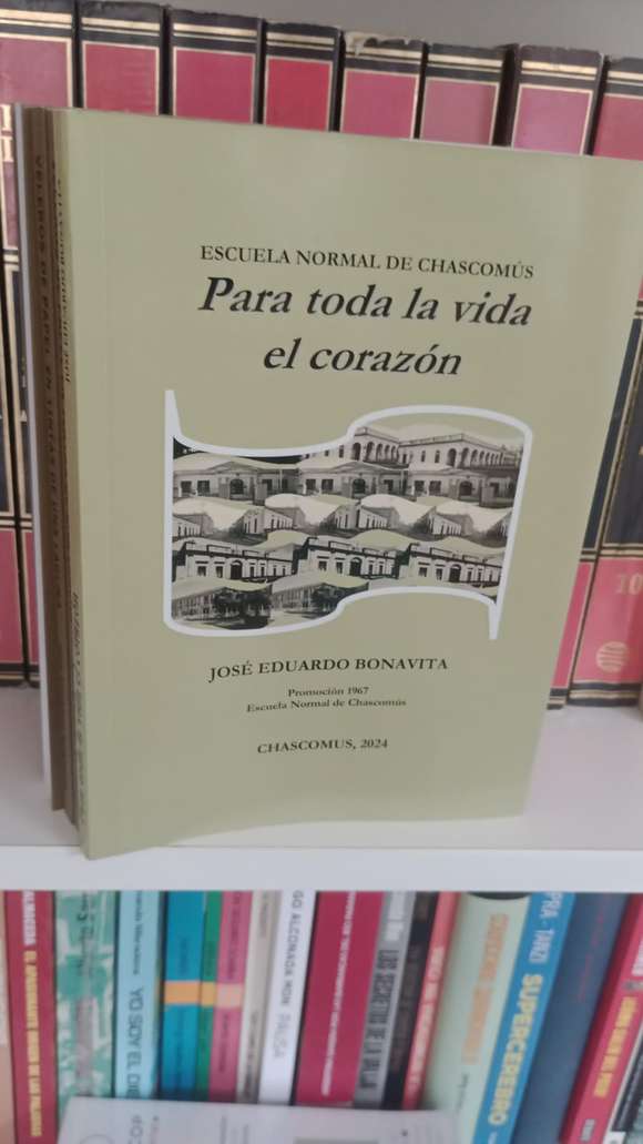 José Eduardo Bonavita presenta su nuevo libro “Para toda la vida el corazón” en Chascomús