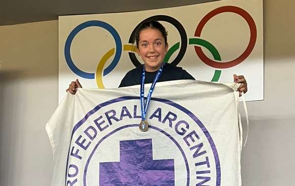 Morena Unkrodt, Campeona Nacional de Miras Abiertas en Rifle de Aire y Carabina Tendido