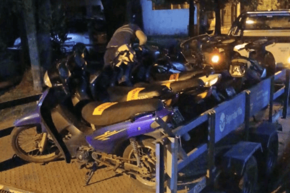Fueron incautadas 16 motos durante operativos de control de tránsito en Chascomús