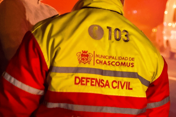 Rige alerta naranja por tormentas fuertes en Chascomús y la región