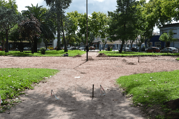 Remodelación y puesta en valor de la plaza Sarmiento: Nuevos juegos aportados por la Fundación Banco Provincia