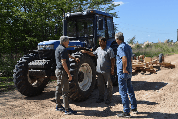 Chascomús: Se suma nueva maquinaria para el mantenimiento de caminos rurales
