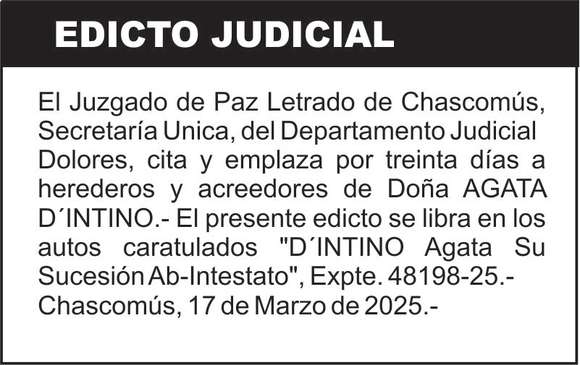 “D´INTINO Agata Su Sucesión Ab-Intestato”