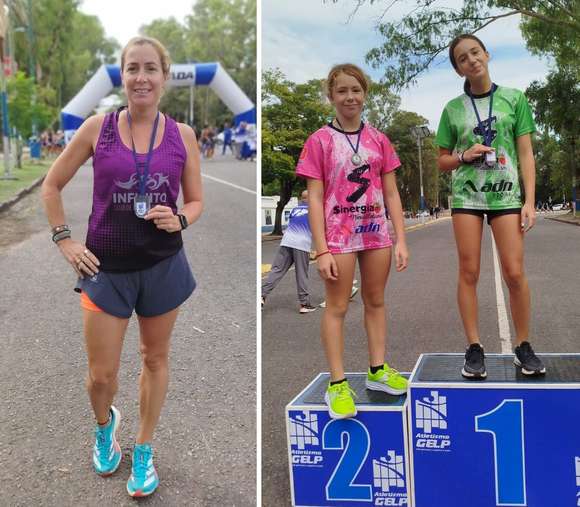Mili Luque y sus hijas, Juana y Margarita Girard Madoux, brillaron en la Milla Platense