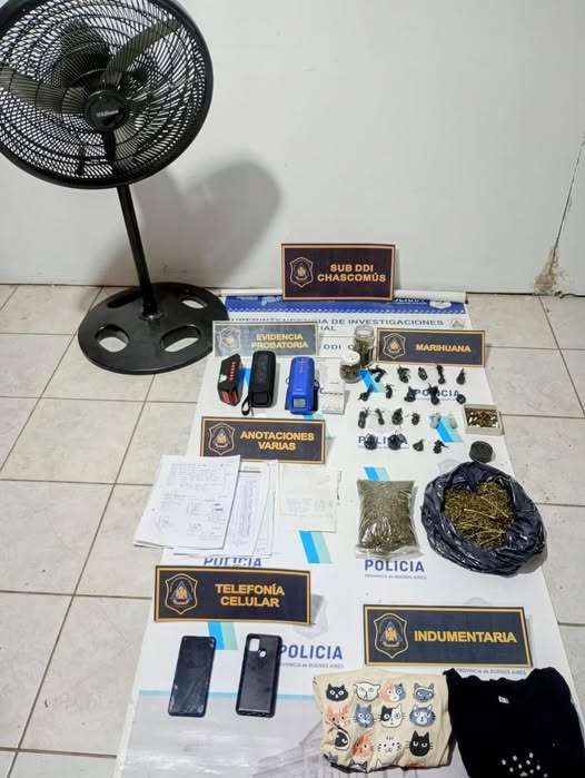 Estafa a adulta mayor en Chascomús deriva en hallazgo de droga durante allanamiento