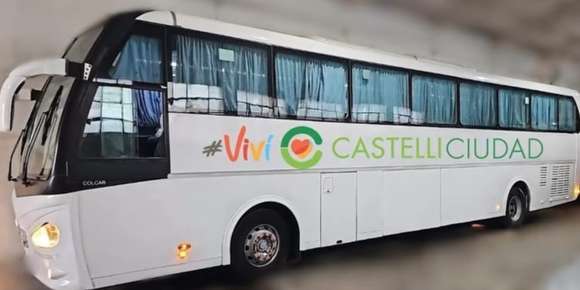 Castelli incorporó un ómnibus municipal para trasladar a estudiantes a Dolores