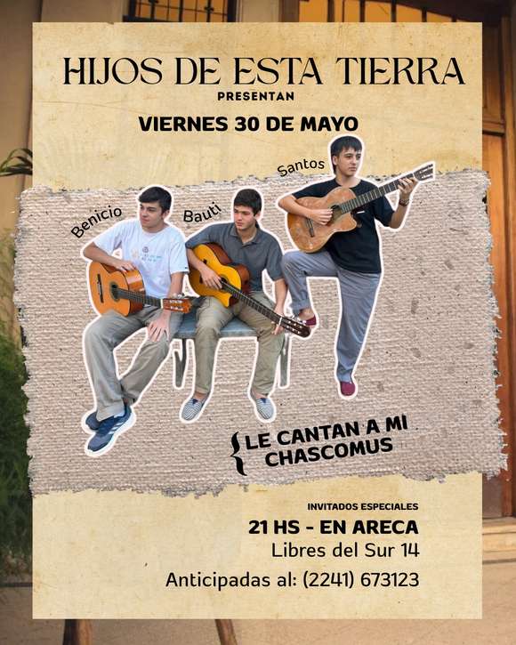 Chascomús celebra su 246° aniversario con la emotiva reedición de “Mi Chascomús” en el emblemático Areca, interpretada por la nueva generación de “Hijos de esta Tierra”