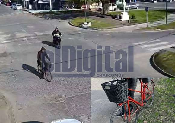Recuperan una bicicleta robada gracias al monitoreo de cámaras de seguridad en Chascomús