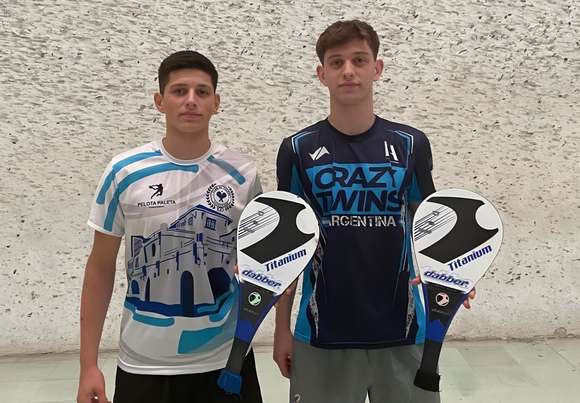 Los hermanos Leclercq, a un paso del Mundial Sub-23 de Pelota Paleta