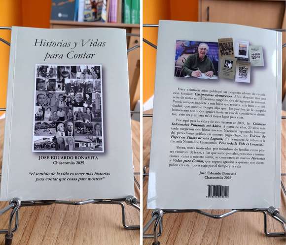 José Eduardo Bonavita presentará su nuevo libro “Historias y Vidas para Contar” en Chascomús