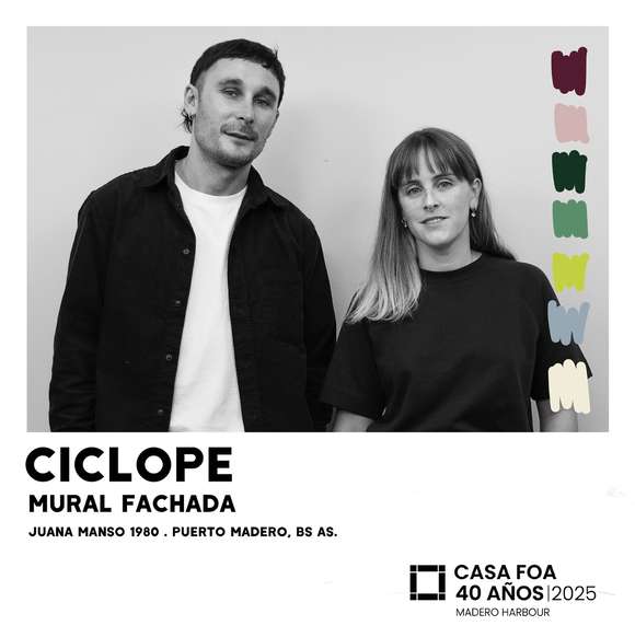 El arte mural de Cíclope, de Chascomús a Casa FOA 2025