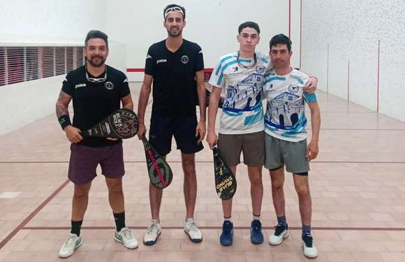 Miranda y Gonzalía se consagraron subcampeones de pelota paleta segunda división en Lezama