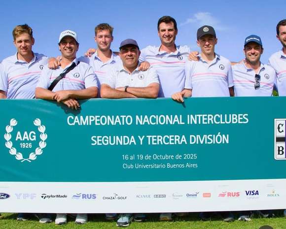 El Golf Country Club Chascomús asciende a Segunda División en el Campeonato Nacional Interclubes