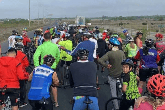 La Peregrinación Ciclística a Luján celebra 40 años con un homenaje a Juan Carlos Haedo y la presencia del Obispo