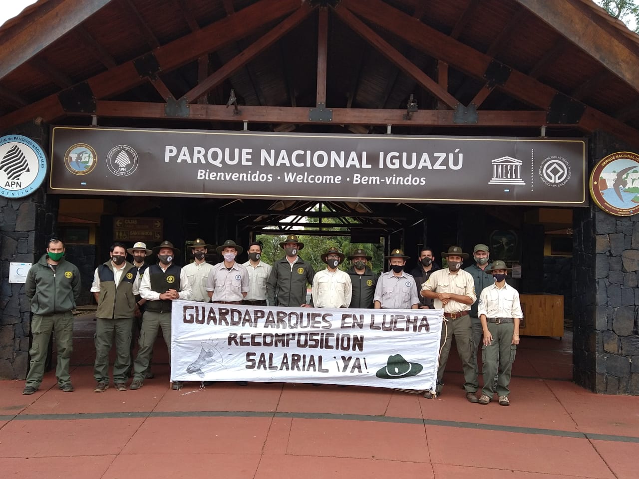 Guardaparques Nacionales reclaman mejoras salariales y mantienen asamblea permanente