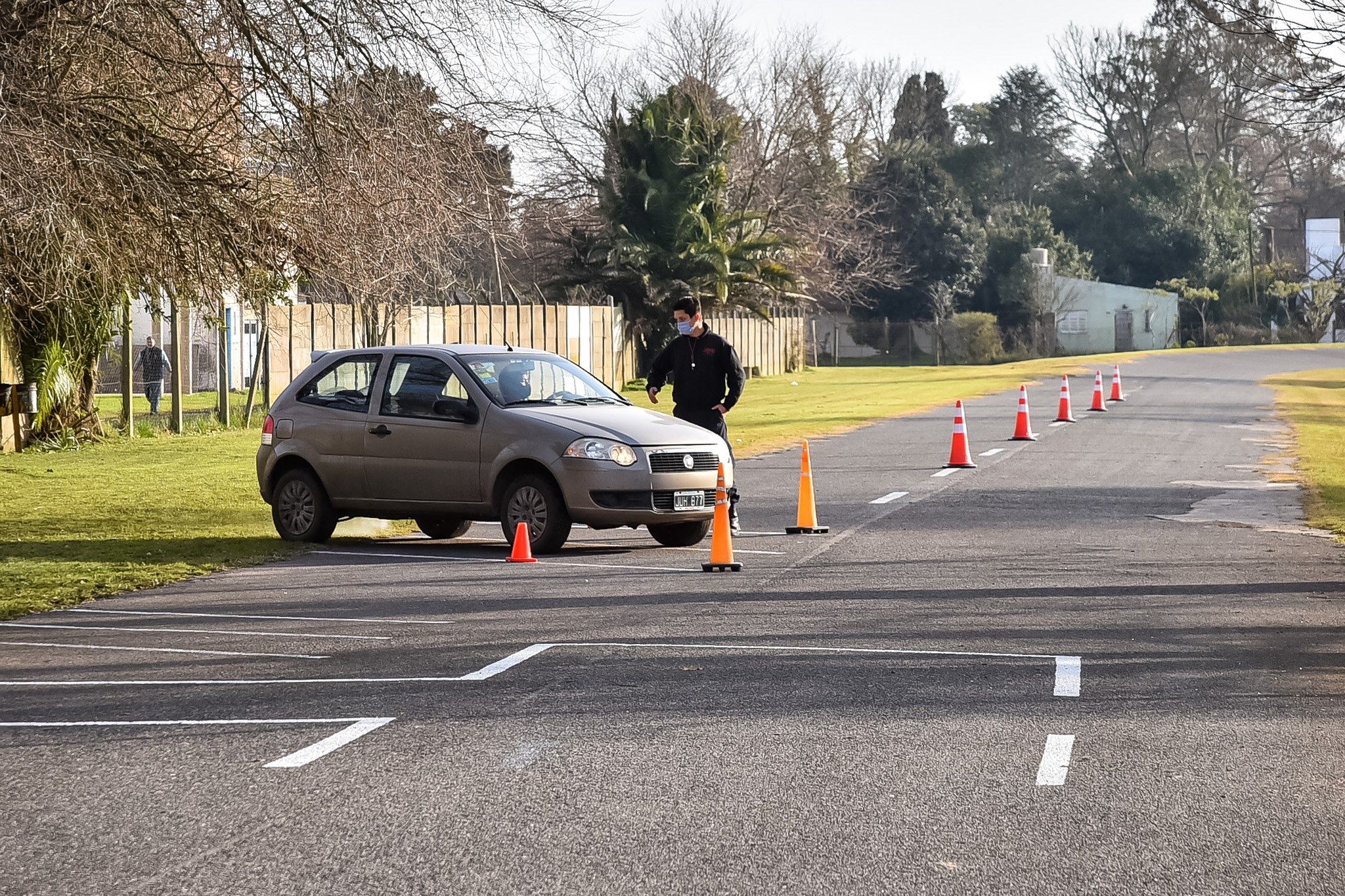 Conductores principiantes de Chascomús realizaron pruebas prácticas de manejo para obtener su licencia