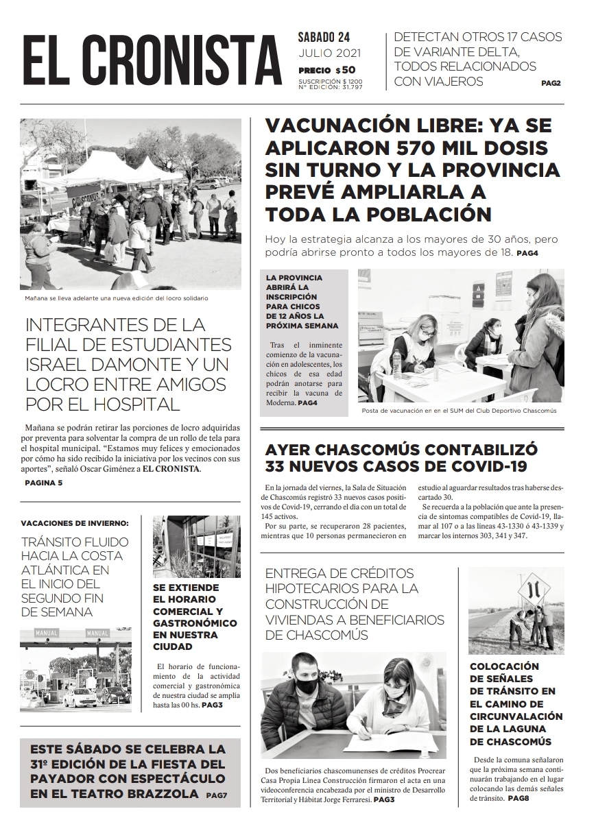 Tapa 24 de julio 2021
