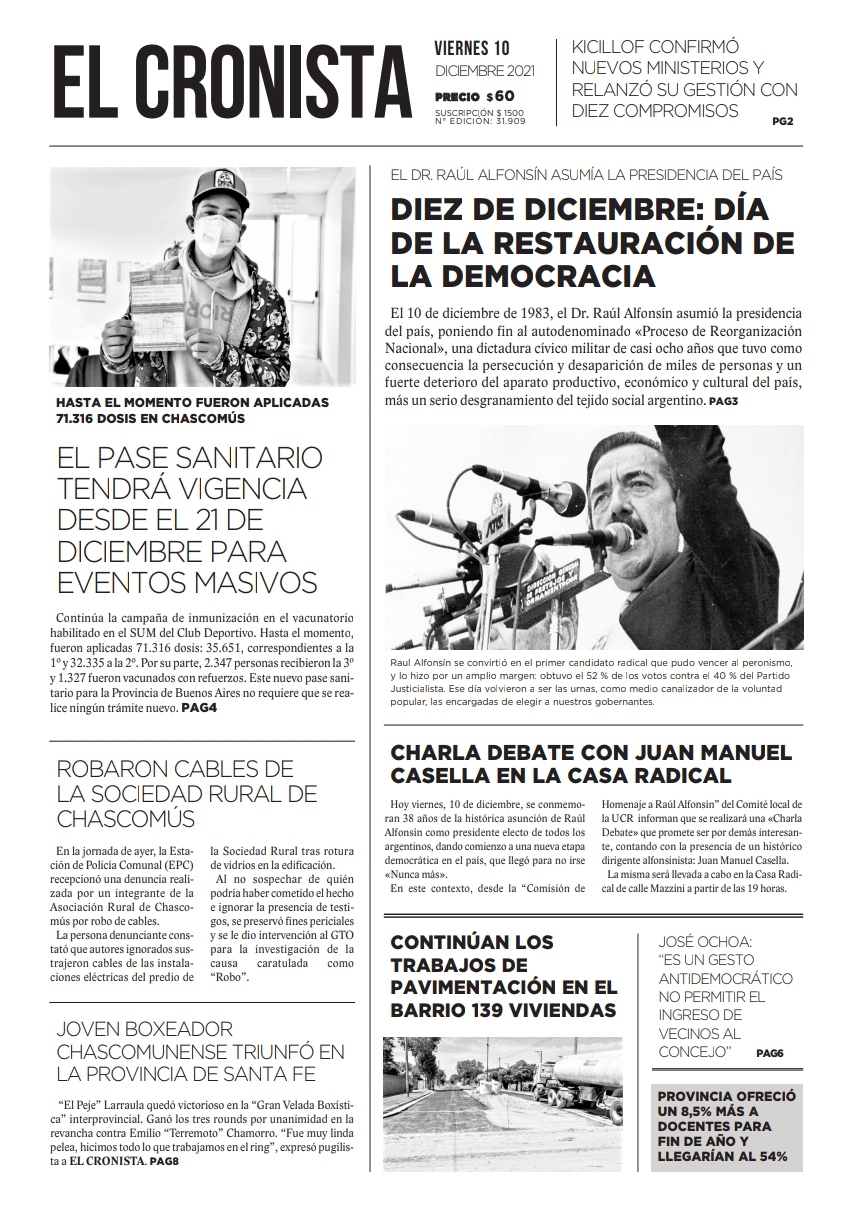 Tapa 10 diciembre 2021