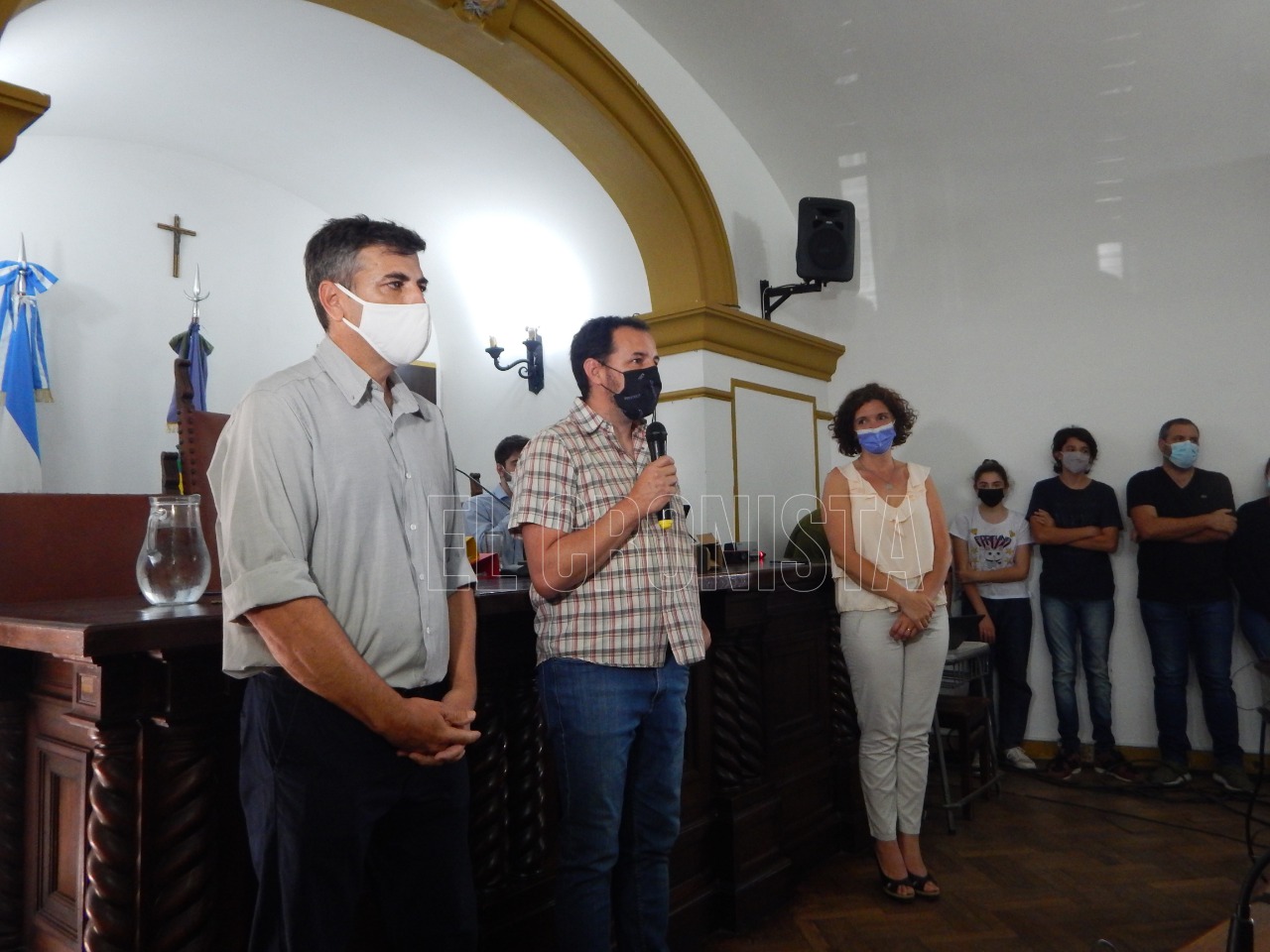 En el Concejo Deliberante: Se descubrió placa en honor a Norberto “Tata” Fernandino