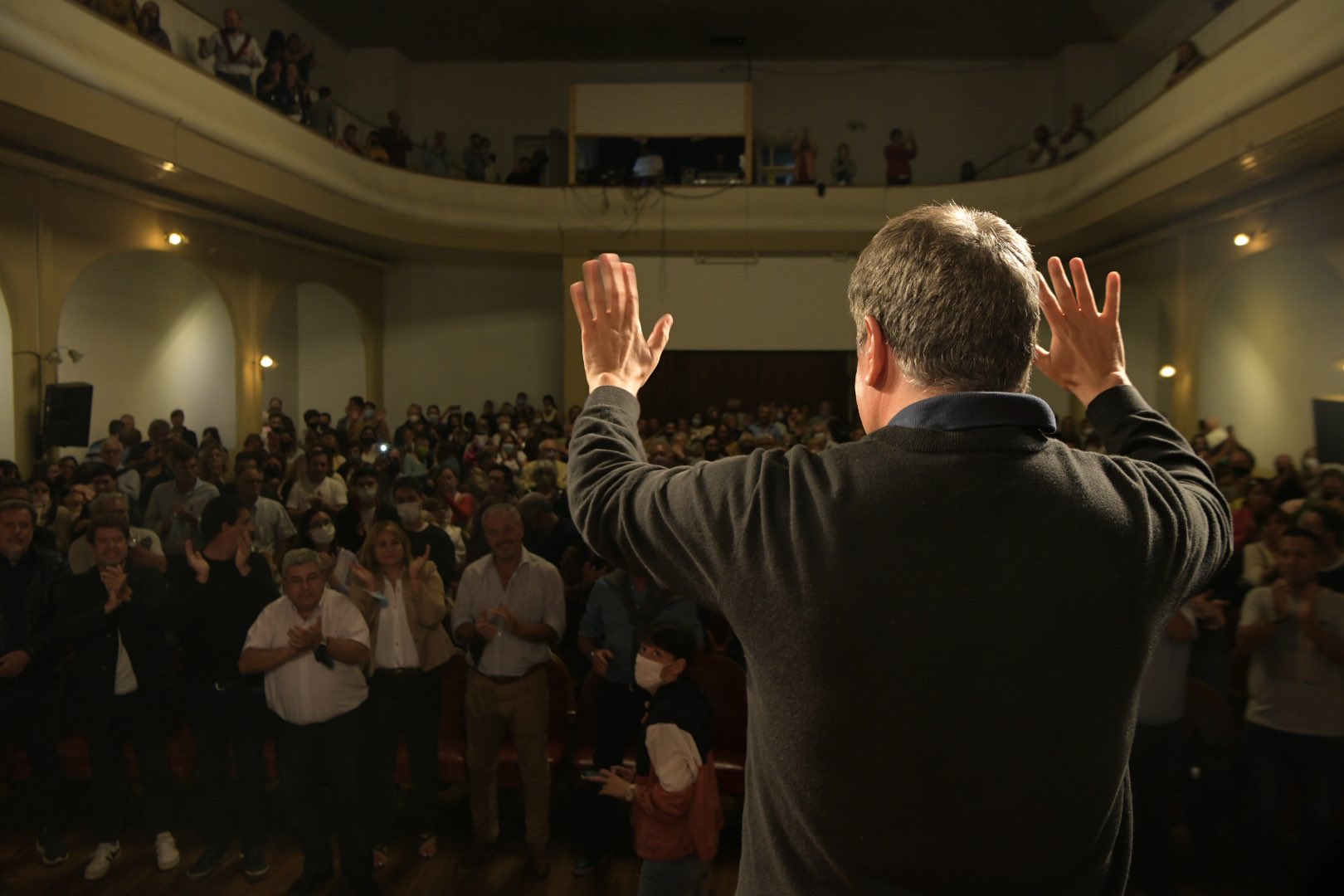 Manes en Chascomús: “Se acabó el país de una mitad ignorando a la otra”