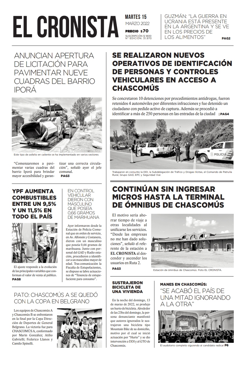 TAPA 15 DE MARZO 2022