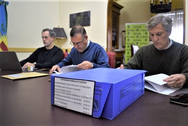 Dos empresas presentaron ofertas para la pavimentación de Machado y el estabilizado de Favaloro