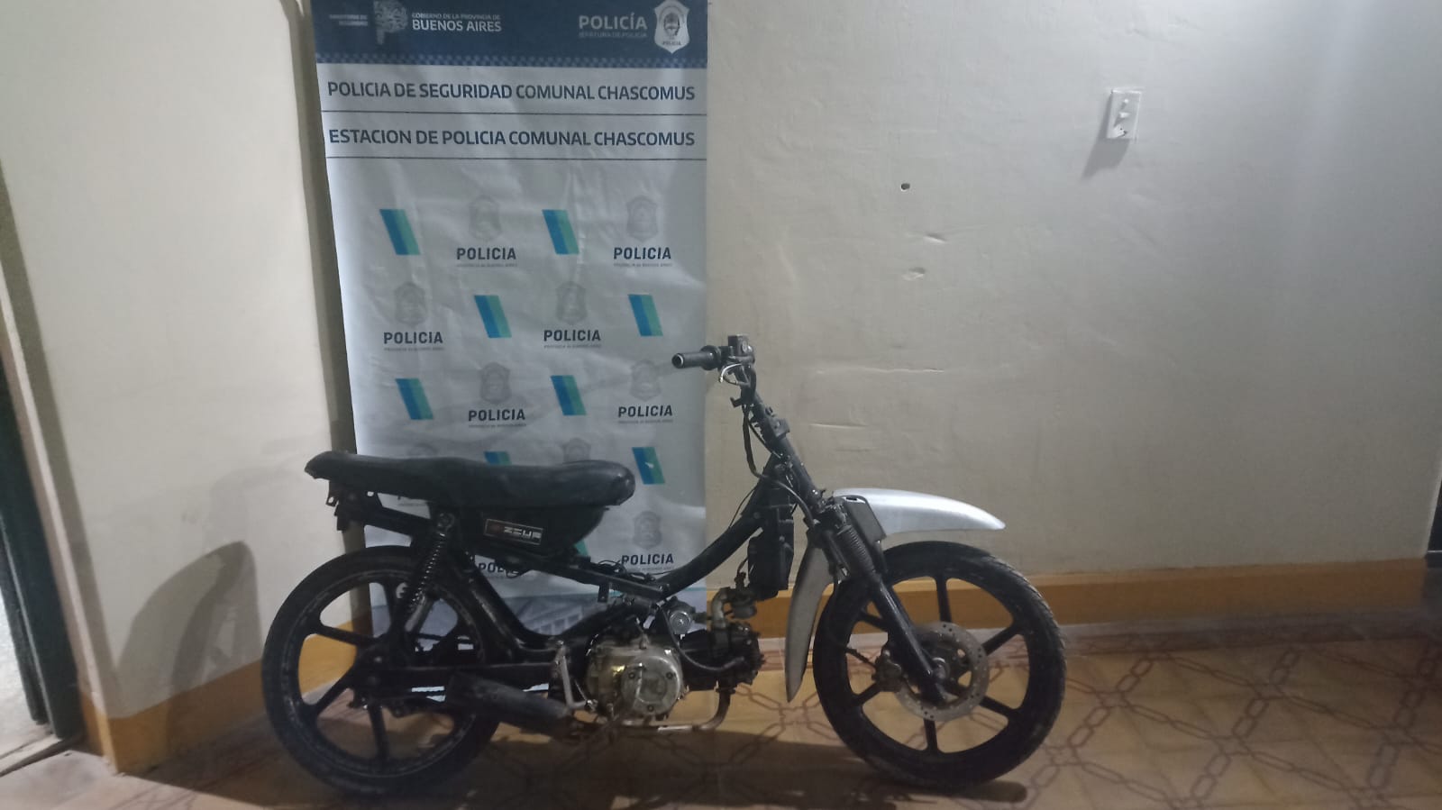 Se recuperó motovehículo sustraído en barrio La Noria