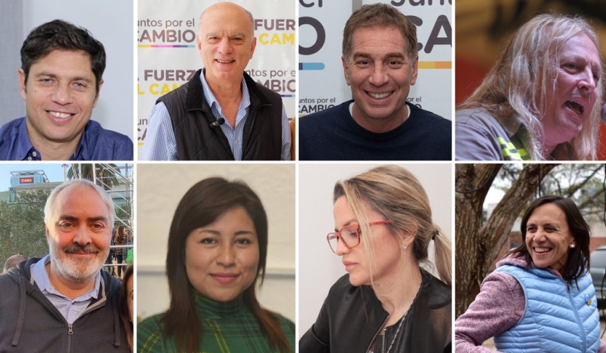 Ocho precandidatos competirán por la Gobernación bonaerense