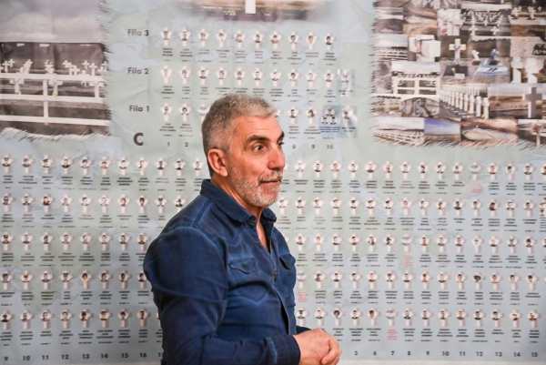 Emotiva charla del veterano de guerra Julio Aro en la escuela Divino Corazón